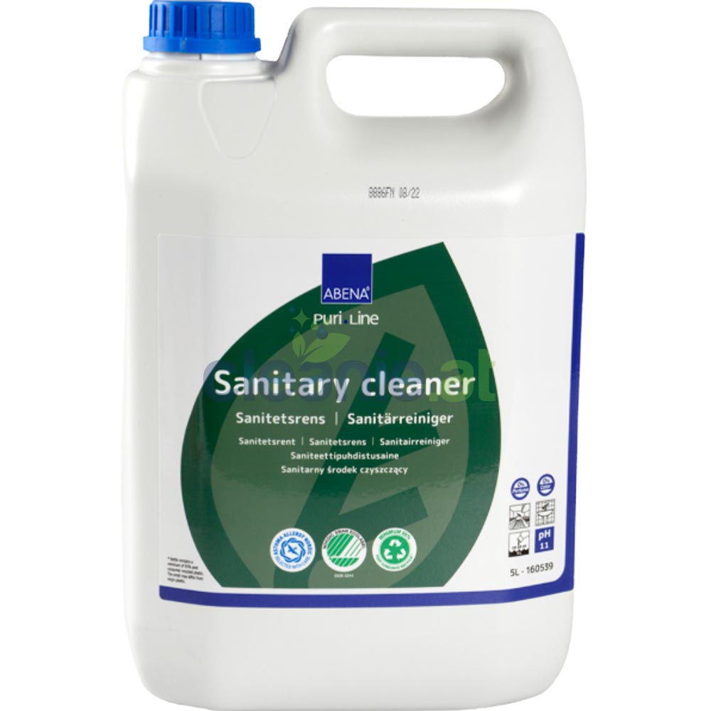 ABENA-Sanitaerreiniger-Puri-Line-alkalisch-ohne-Duft-5L-AB160539 Produktfoto für ABENA Sanitärreiniger Puri-Line alkalisch ohne Duft 5L