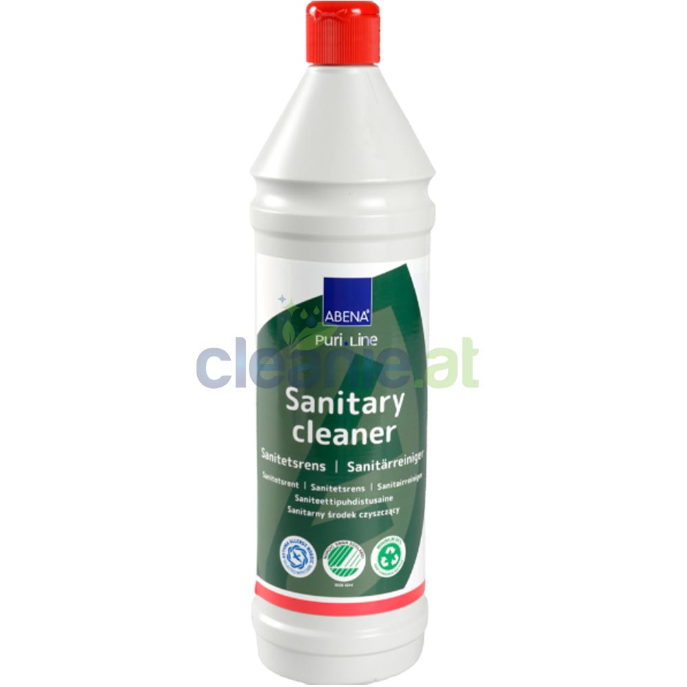 ABENA-Sanitaerreiniger-Puri-Line-sauer-ohne-Duft-1L-AB1999900396 Produktfoto für ABENA Sanitärreiniger Puri-Line sauer ohne Duft 1L
