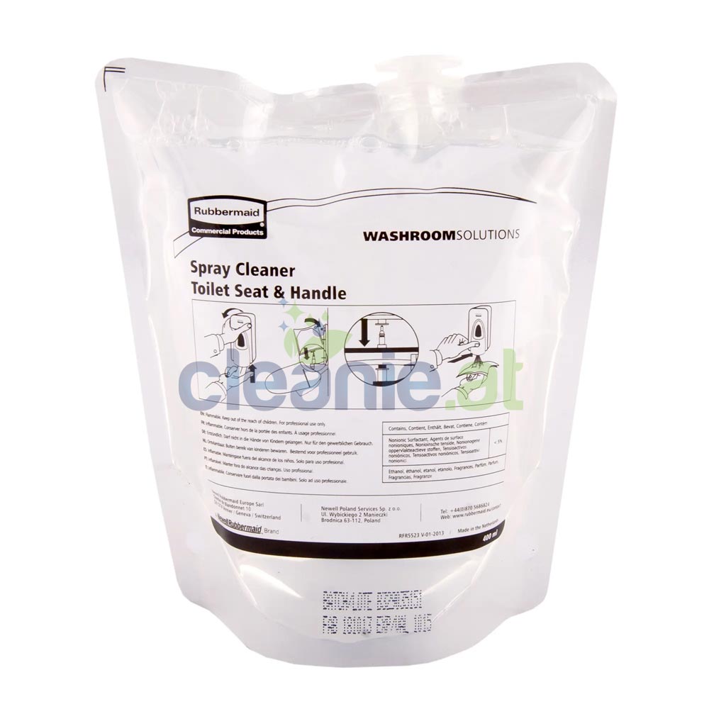 rubbermaid-toilettensitzreiniger-nachfuell-RURVU3817 Produktfoto für Rubbermaid Toilettensitzreiniger Nachfüllung 400 ml